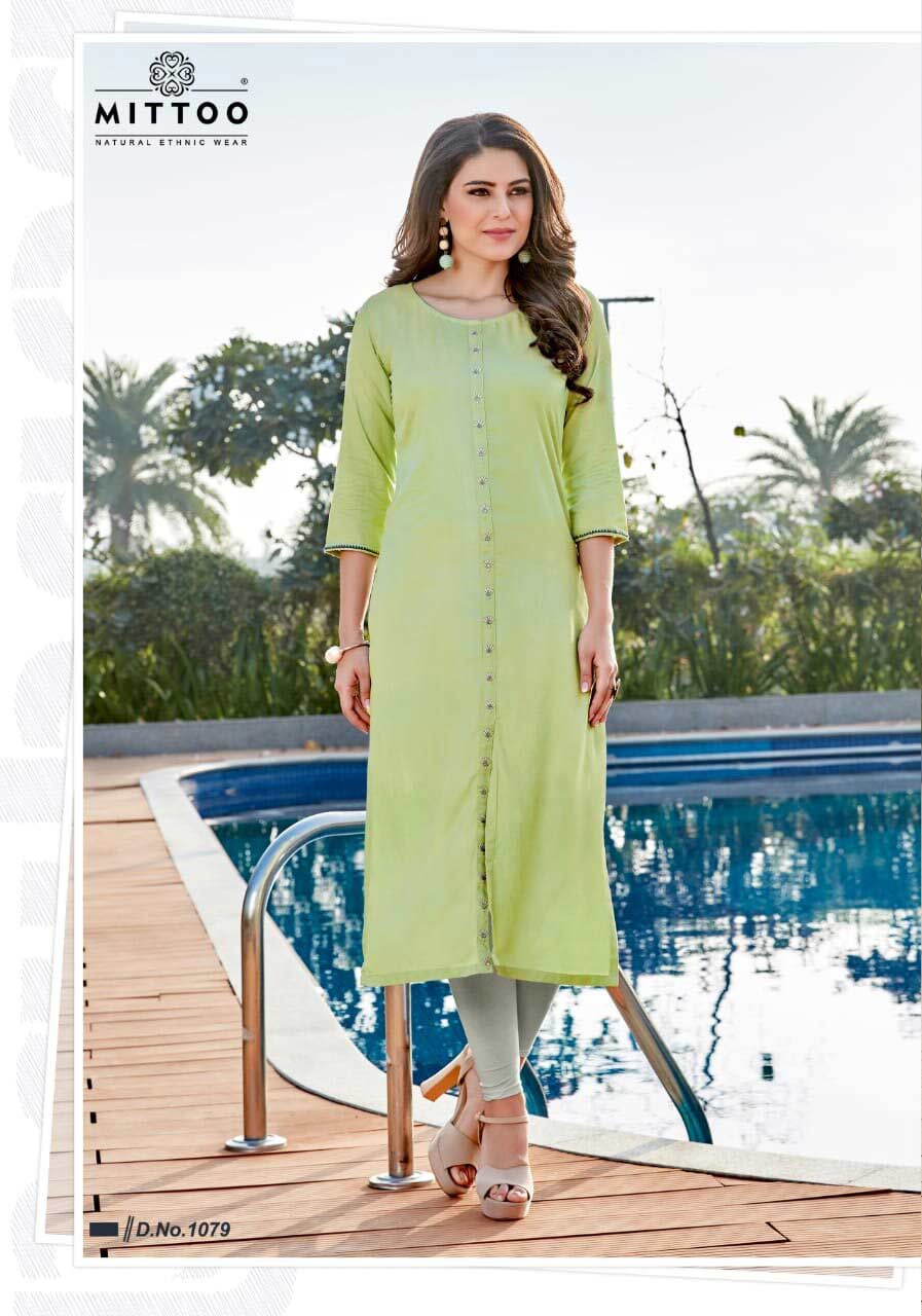Mittoo Heer Vol-2 Rayon Slit Kurti Catalog Mittoo Heer Vol-2 Rayon Slit Kurti Catalog